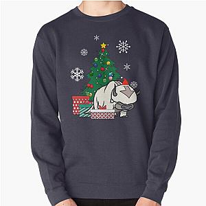 Avatar: The Last Airbender Sweatshirts - Appa Around The Christmas Tree Avatar The Last Airbender Pullover Sweatshirt RB2212