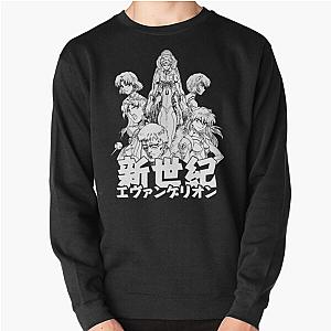 Evangelion Sweatshirts - EVA CREW (black) Pullover Sweatshirt RB2212