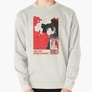 Cowboy Bebop Sweatshirts - cowboy bepop red Pullover Sweatshirt RB2212