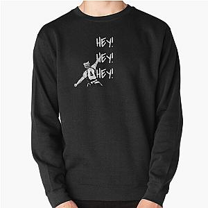 Haikyuu Sweatshirts - Haikyuu!,Bokuto, Fukudorani's Ace, Hey Hey Hey, White Text Pullover Sweatshirt RB2212