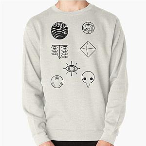 Evangelion Sweatshirts - evangelion angels Pullover Sweatshirt RB2212