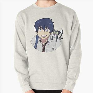 Blue Exorcist - Rin Okumura and Kuro Pullover Sweatshirt RB2212