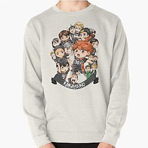 Haikyuu Sweatshirts - Team Karasuno Pullover Sweatshirt RB2212