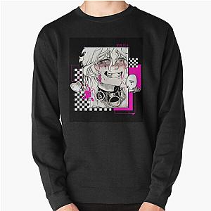 Nagito Komaeda "Die for me??" Design Pullover Sweatshirt RB2212