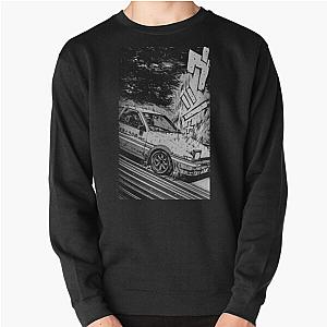 Initial D Sweatshirts - Initial D Toyota AE86 Drifting Pullover Sweatshirt RB2212