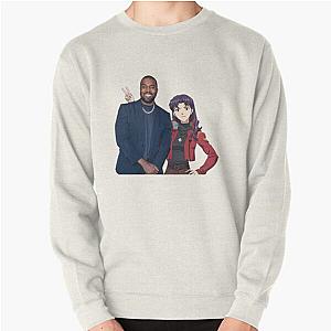 Death Note Sweatshirts - Kanye x Misato Pullover Sweatshirt RB2212