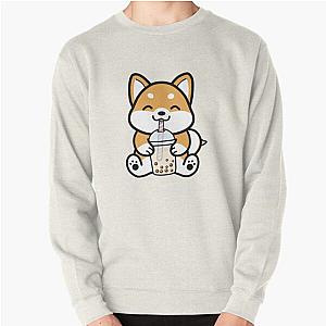 Shiba Loves Bubble Tea! Pullover Sweatshirt RB2212