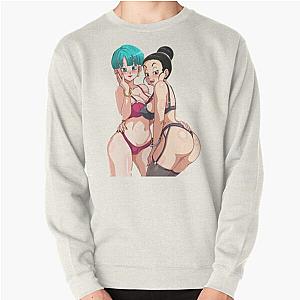 Bulma and Chichi - the perfect Waifus from Dragonball  Pullover Sweatshirt RB2212