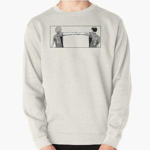 Haikyuu Sweatshirts - Hinata and Kageyama Fist Bump Pullover Sweatshirt RB2212