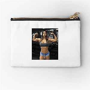 Fitness Lifestyle Influencer Anllela Sagra Zipper Pouches