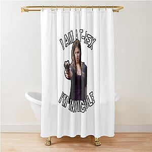Anna Kendrick - I Am a T Rex Shower Curtain