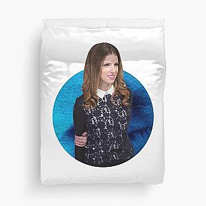 Anna Kendrick Navy Duvet Cover