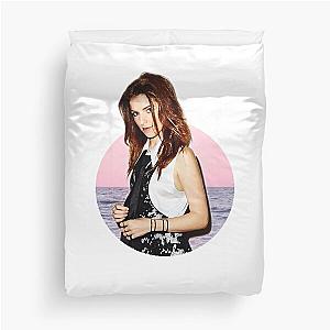 Anna Kendrick Pink Ocean Duvet Cover