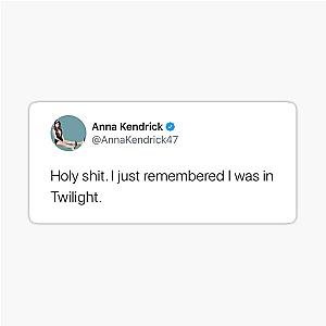 Anna Kendrick Twilight Sticker