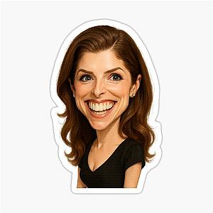 Anna Kendrick Caricature Sticker