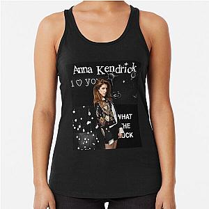Anna Kendrick Black Racerback Tank Top
