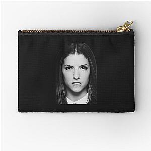 Anna Kendrick Greyscale Zipper Pouch