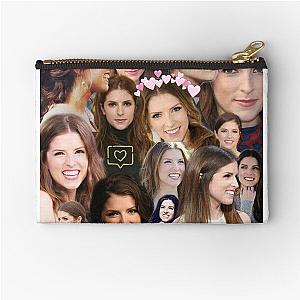 Anna Kendrick Collage Zipper Pouch