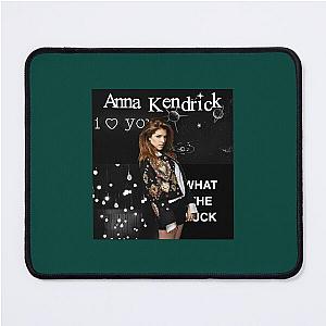 Anna Kendrick Black Aesthetic Mouse Pad