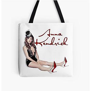 Anna Kendrick With Name All Over Print Tote Bag