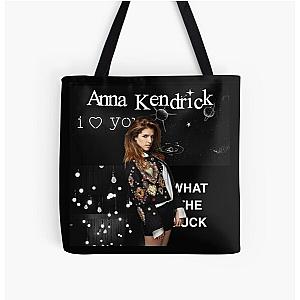 Anna Kendrick Black Aesthetic Tote Bag