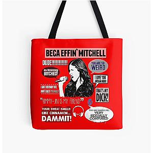 Beca Mitchell Pitch Perfect Anna Kendrick Bechloe All Over Print Tote Bag