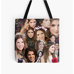 Anna Kendrick Collage 2 All Over Print Tote Bag