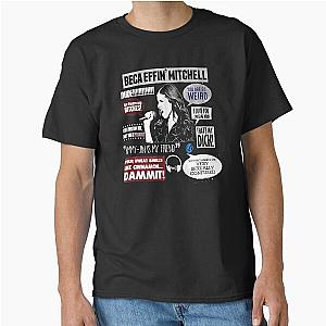 Beca Mitchell Pitch Perfect Anna Kendrick Bechloe Movie Music Actor Beautiful Female Face Classic T-Shirt