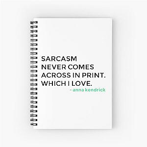 Anna Kendrick Tweet Sarcasm Never Comes Across In Print Notebook
