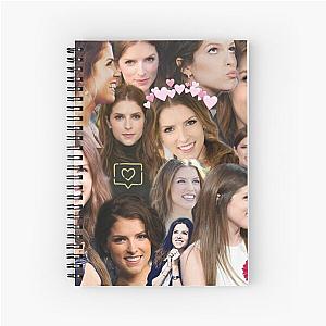 Anna Kendrick Collage Spiral Notebook