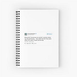 Anna Kendrick Spiral Notebook