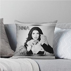 Anna Kendrick Kittens Throw Pillow