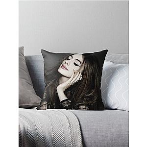 Anne Hathaway Poster Throw Pillow