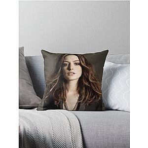 Anne Hathaway Poster Throw Pillow