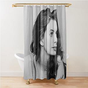 Anne Hathaway Fun Art Shower Curtain