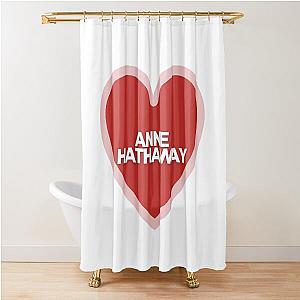 Anne Hathaway Shower Curtain