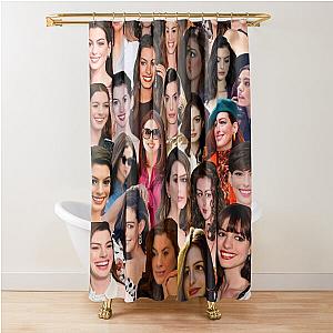 Anne Hathaway Photo Shower Curtain