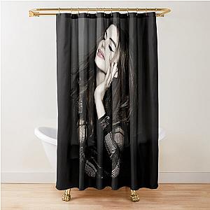 Anne Hathaway Poster Shower Curtain