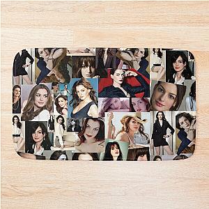 Anne Hathaway Assorted Photo Collage Bath Mat