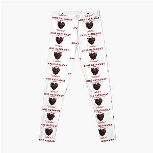 Anne Hathaway My Valentine Leggings