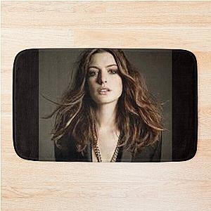 Anne Hathaway Poster Bath Mat