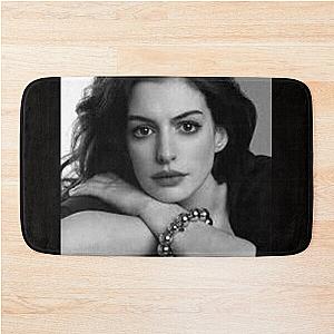 Anne Hathaway Poster Bath Mat