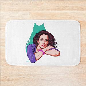 Anne Hathaway by Paul Cemmick Bath Mat