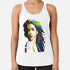 Anne Hathaway Racerback Tank Top