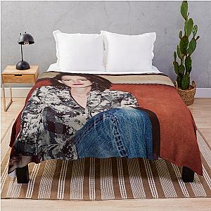 Anne Hathaway Art Throw Blanket