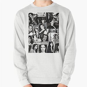 Anne Hathaway Photo Collage Black and White Sweatshirt