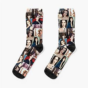 Anne Hathaway Photo Collage Socks