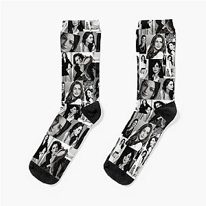 Anne Hathaway Black and White Aesthetics Version Socks