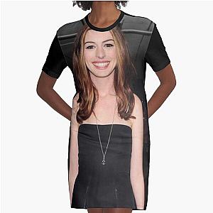 Anne Hathaway Graphic T-Shirt Dress