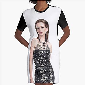 Graphic T-Shirt Dress By Anne Hathaway